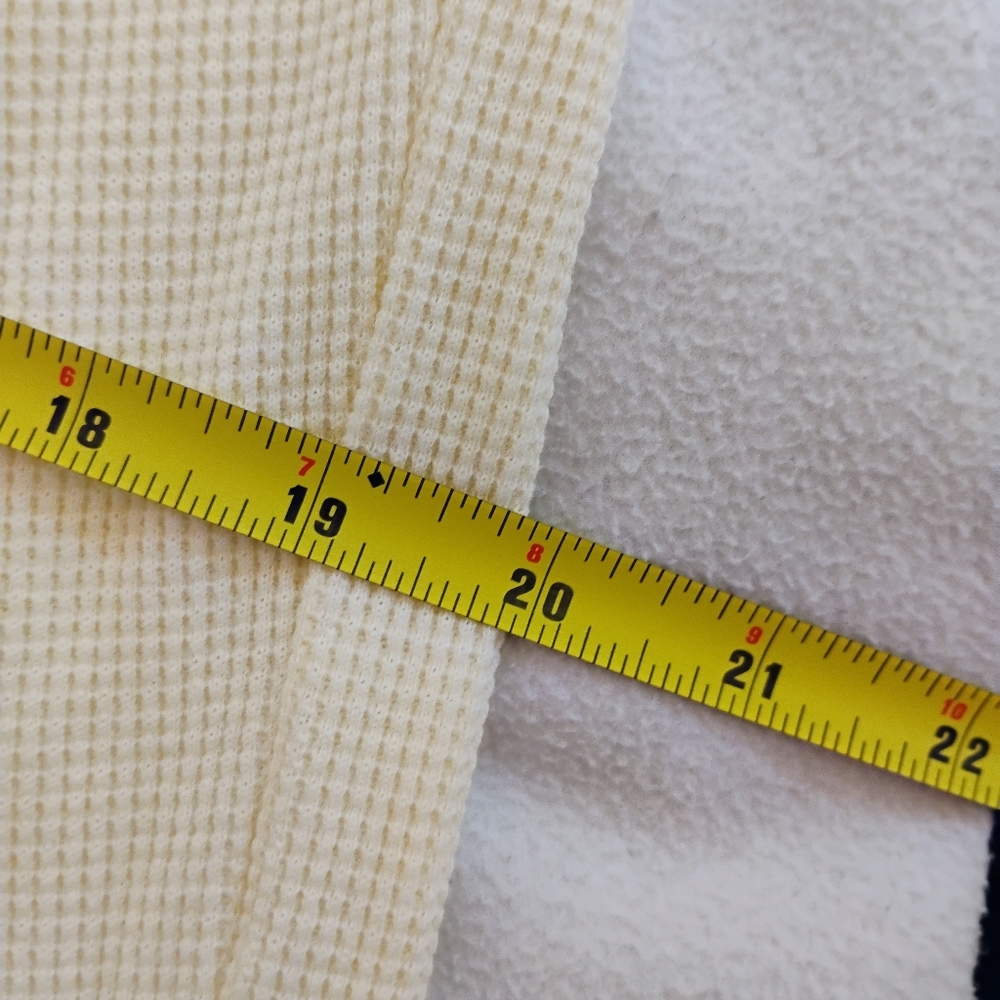 Soft Surroundings Cream Ribbed Wide-Leg Lounge Pants with Drawstring - Picture 10 of 12